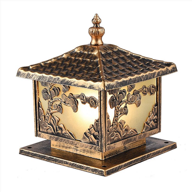 Đèn trụ cổng Trụ cổng cây tùng 9070