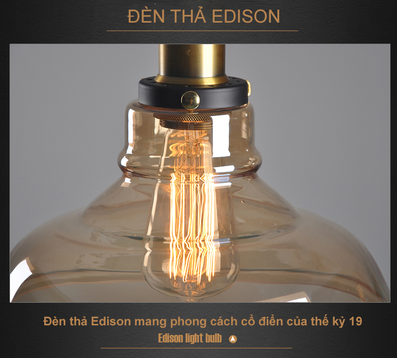 Đèn thả Edison