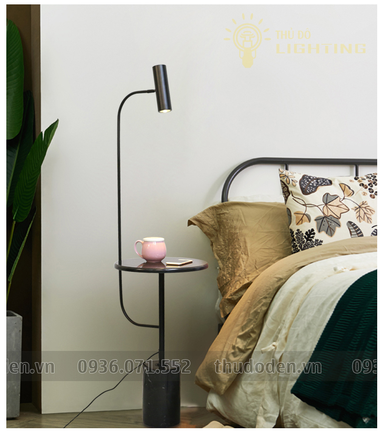 đèn cây phòng ngủ hiện đại