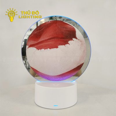 Đèn Tranh Cát Chuyển Động 3D - Đỏ Thủ Đô Đèn