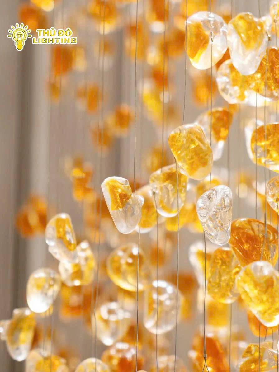 Đèn Chùm Thông Tầng Pha Lê Crystal 9088 D800*H3000