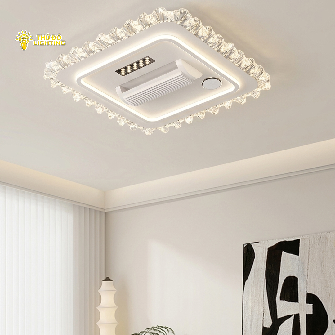 Đèn Quạt Ốp Trần Vuông FS-995